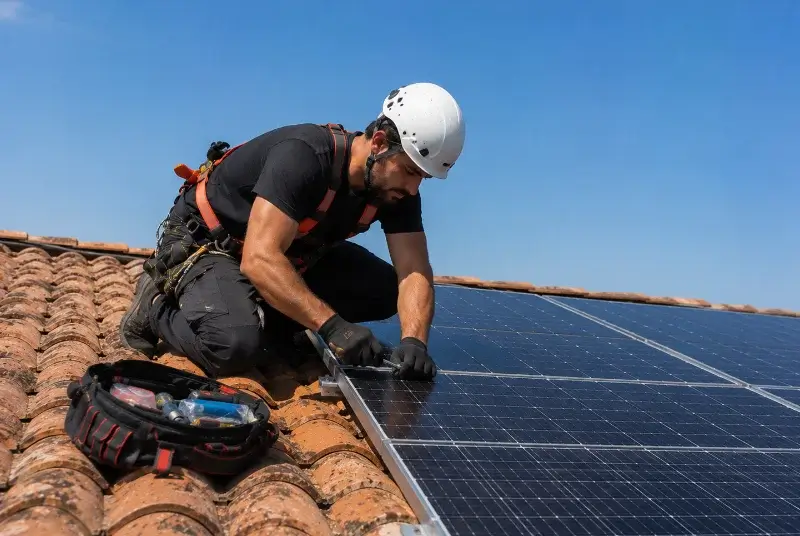 Maintenance et monitoring de panneaux solaires à Dingy-Saint-Clair