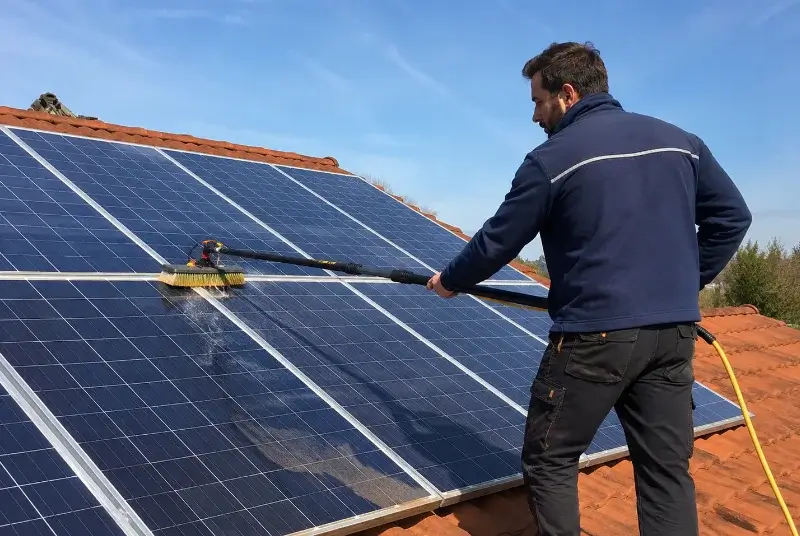 Nettoyage et entretien de panneaux solaires à Dingy-Saint-Clair
